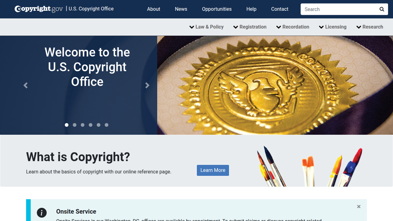 The U.S. Copyright Office provides guidance and updates on copyright law, including its evolving stance on AI-generated content.