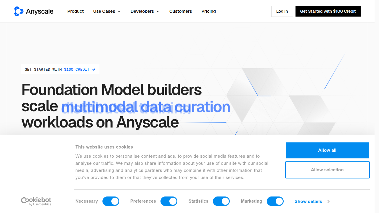 Anyscale, the company behind Ray, provides a platform for building and scaling AI applications, often leveraging Python.