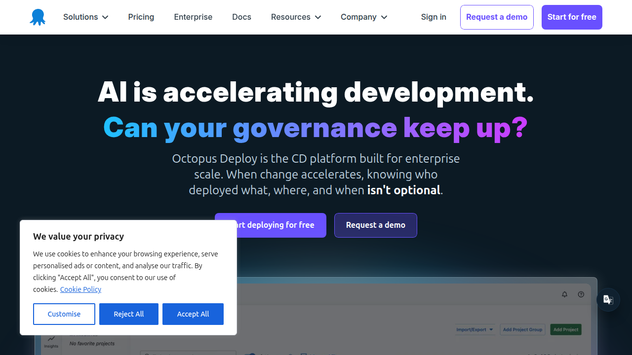 Octopus Deploy is a popular tool for CI/CD, helping teams automate software deployment and release management.