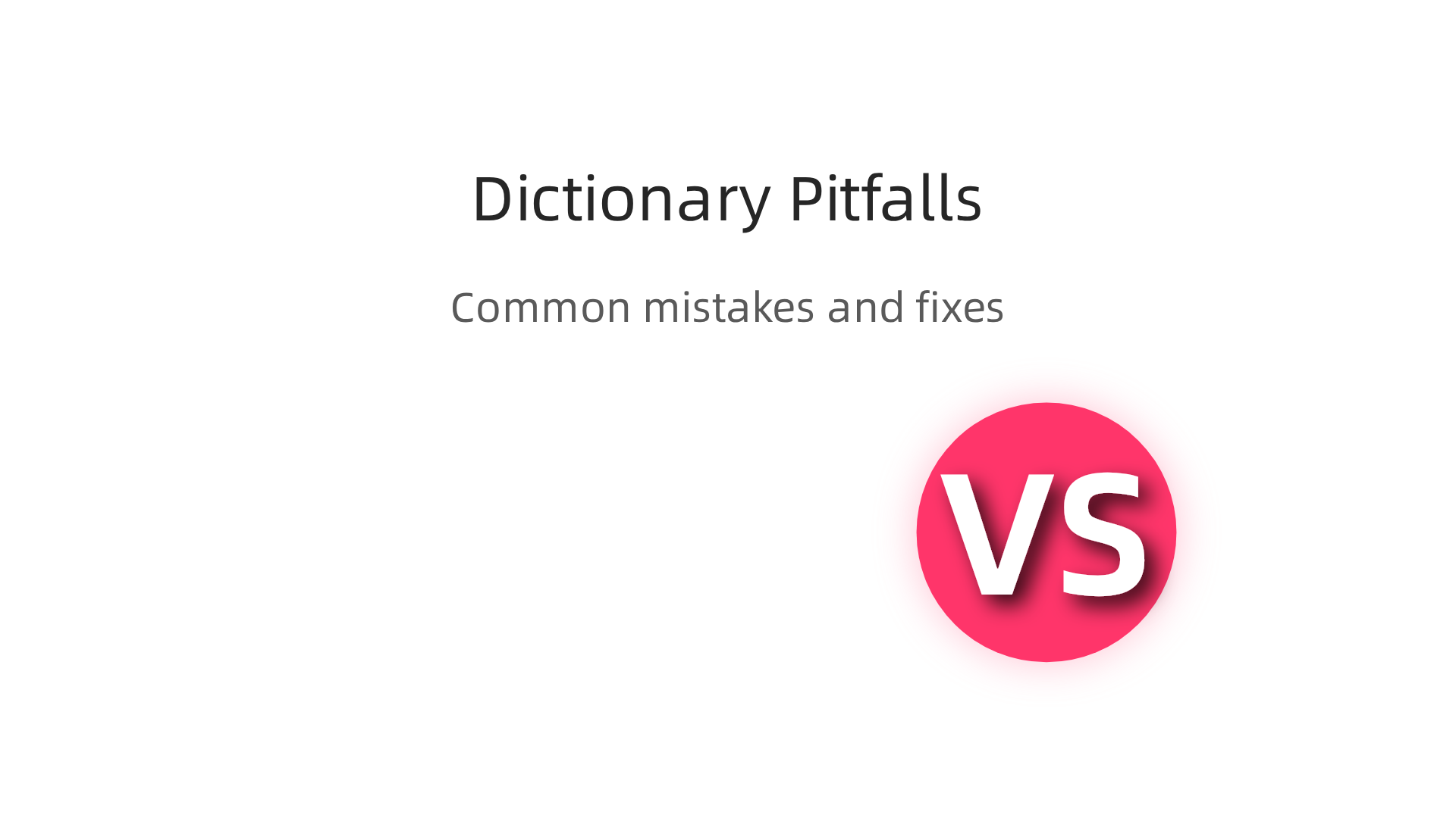 Essential best practices for using Python dictionaries, avoiding common errors, and improving code quality.
