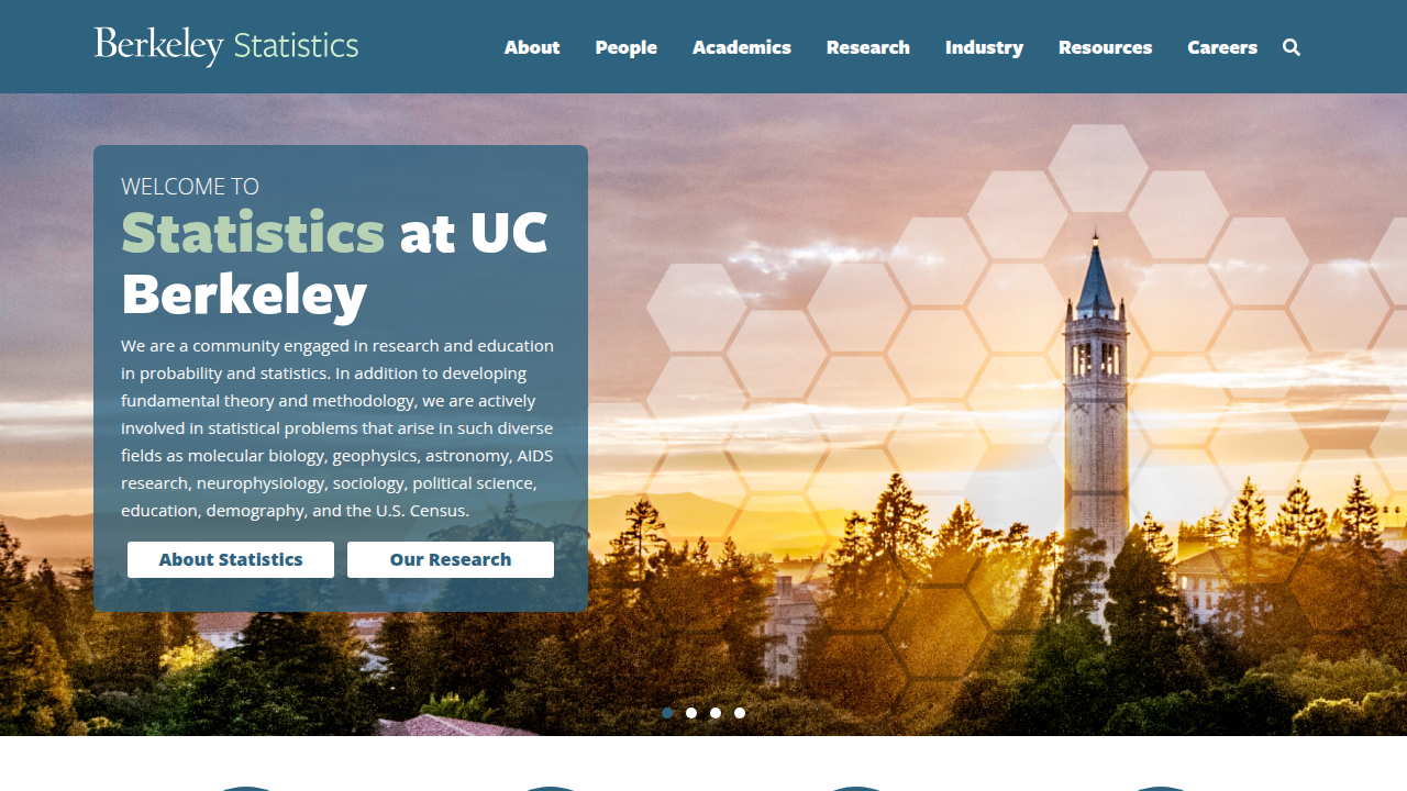 Explore the Department of Statistics at UC Berkeley, a leading institution for data science curriculum development.