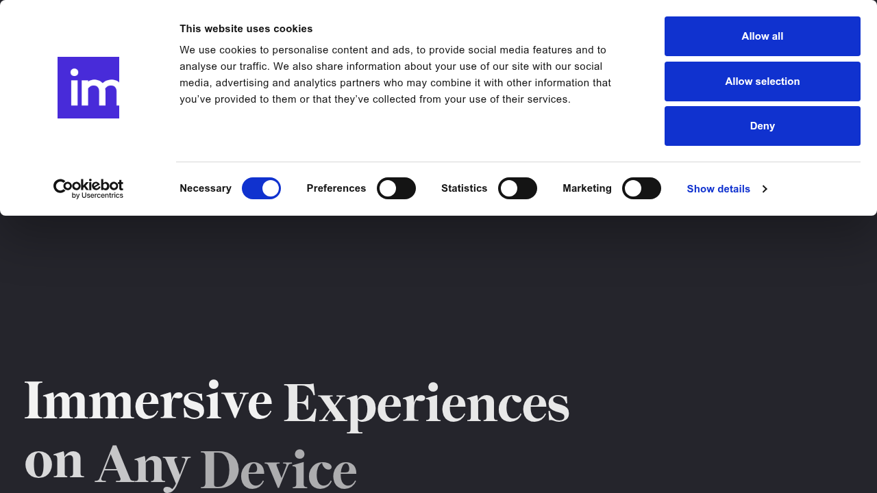 Explore the official website of Immersity AI to learn more about their spatial intelligence innovations and company news.