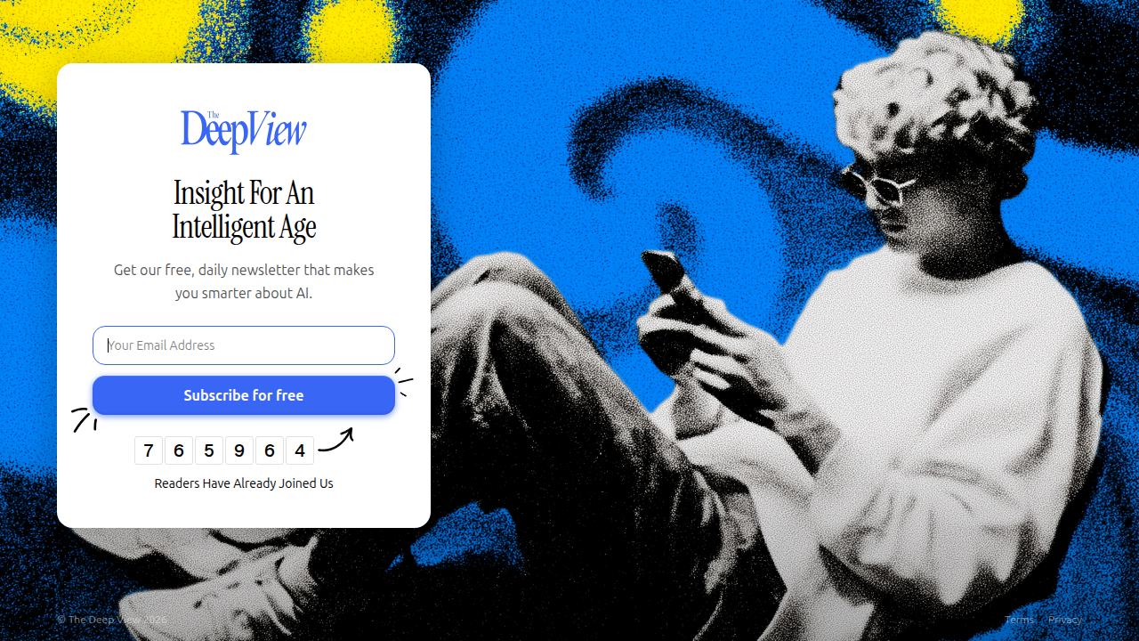 Subscribe to The Deep View's AI newsletter for clear, daily updates on the rapidly evolving AI landscape.